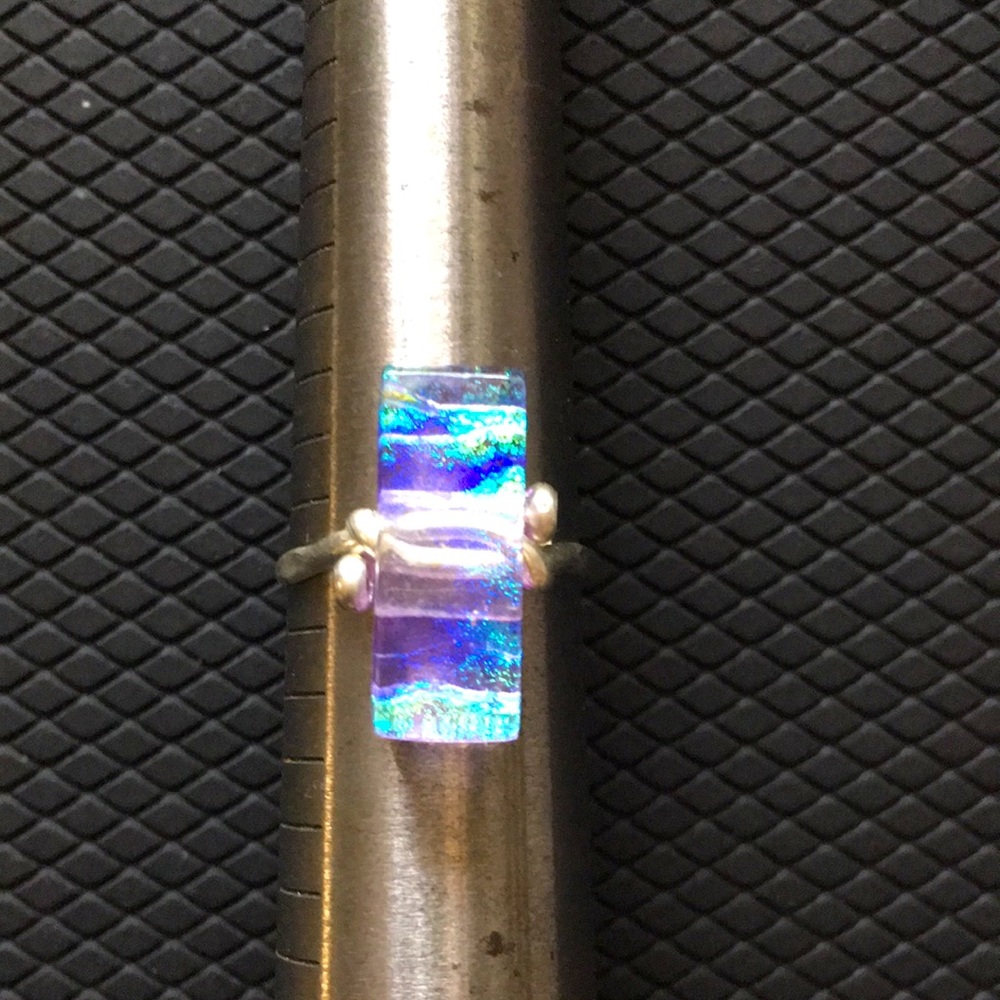Hand Fused Glass Ring